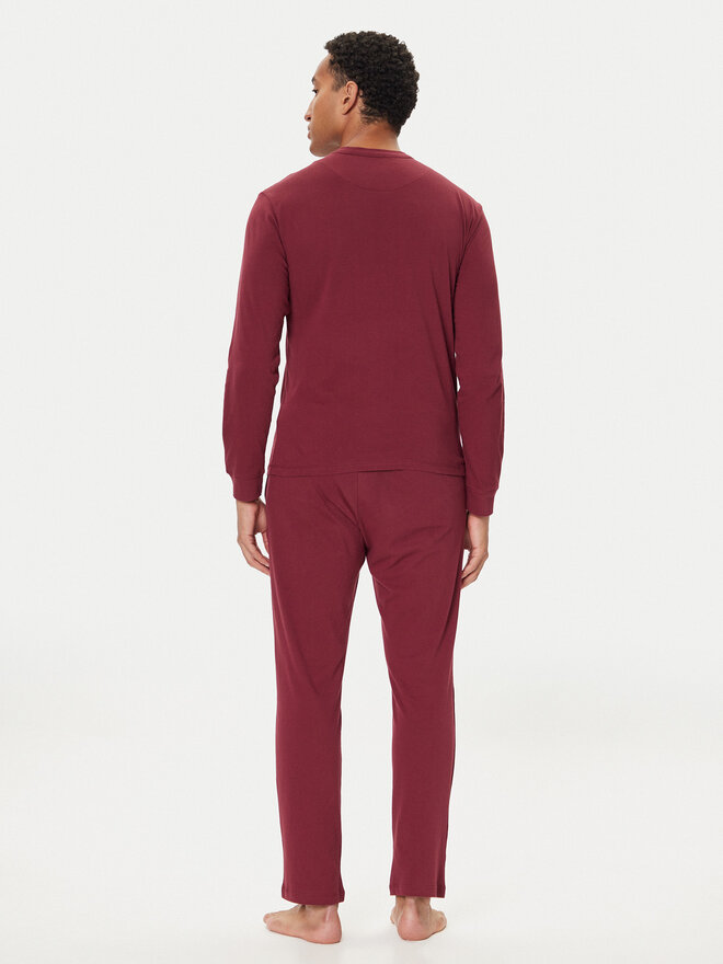 United Colors Of Benetton United Colors Of Benetton Pyjama 3VD04P02W Dunkelrot Regular Fit