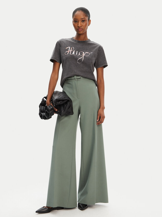 HUGO HUGO Футболка Damacia_5 50544868 Чорний Regular Fit