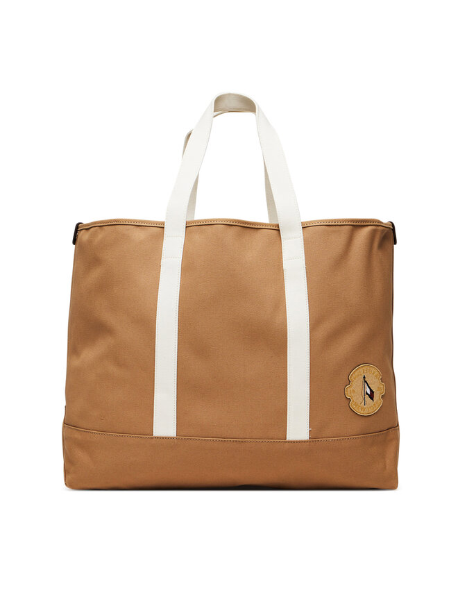 Tommy Hilfiger Ročna torba Tommy Hilfiger Th Summer Tote AM0AM13557 Rjava
