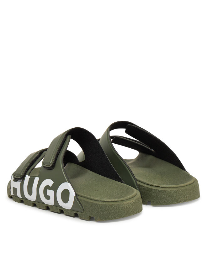 HUGO Klapki HUGO Evander 50542042 Zielony