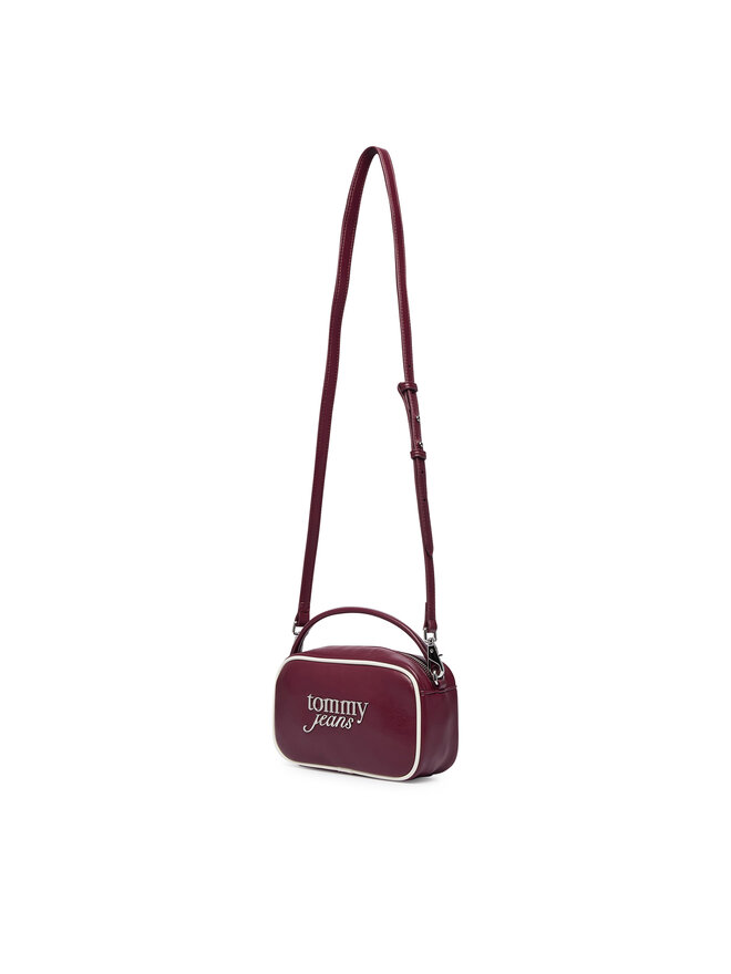 Tommy Jeans Handtasche Tommy Jeans Tjw Bold Script Camera Bag AW0AW19053 Dunkelrot
