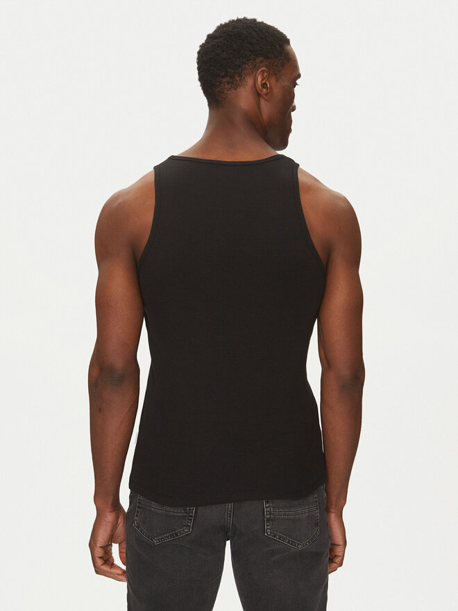 Jack&Jones Jack&Jones Tank top marškinėliai Islington 12273156 Juoda Slim Fit