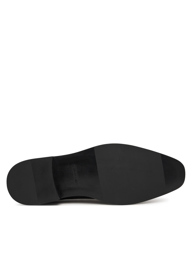 Calvin Klein Halbschuhe Calvin Klein Slim Clean Derby Lth HM0HM02004 Schwarz