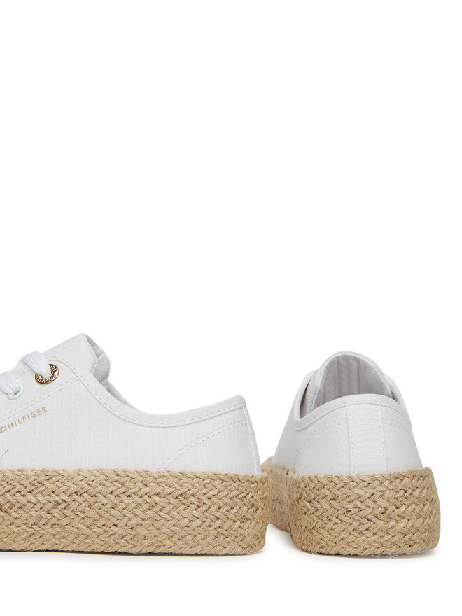 Tommy Hilfiger Espadrile Tommy Hilfiger T3A9-33732-0890100 Alb