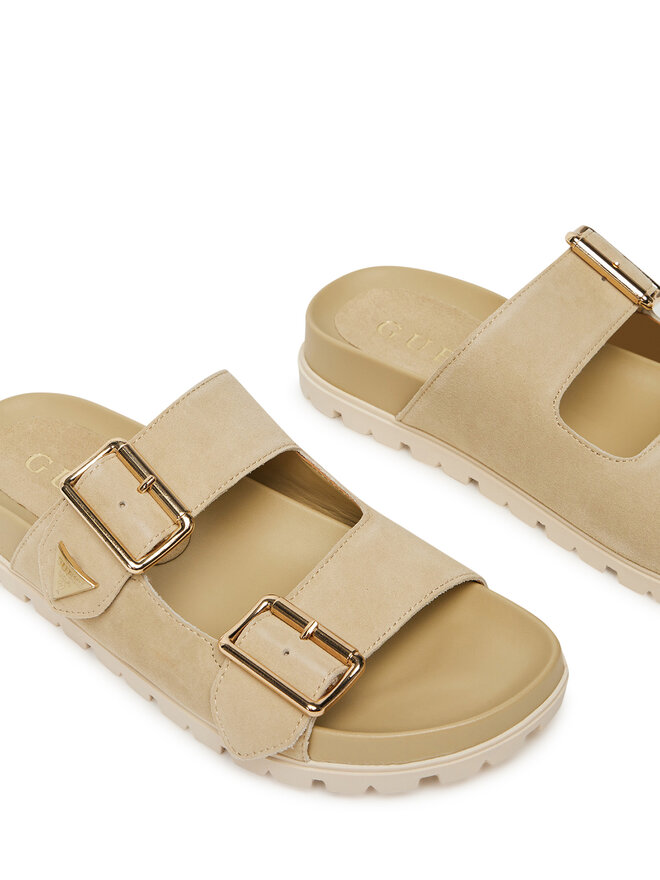 Guess Iešļūcenes Guess FLTFST SUE03 Bēšs