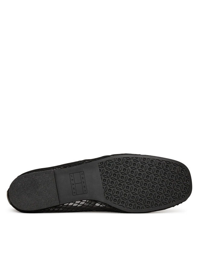 Tommy Jeans Балеринки Tommy Jeans Tjw Mesh Maryjane Ballerina EN0EN02872 Черен