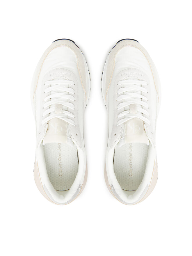 Calvin Klein Jeans Sneakersy Calvin Klein Jeans Hike Runner Mg Nylon Perl YW0YW01963 Biały