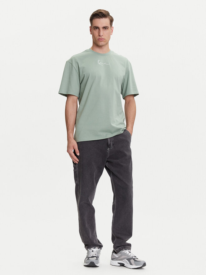 Karl Kani Karl Kani Camiseta Small Signature Essential PD00008142 Verde Relaxed Fit