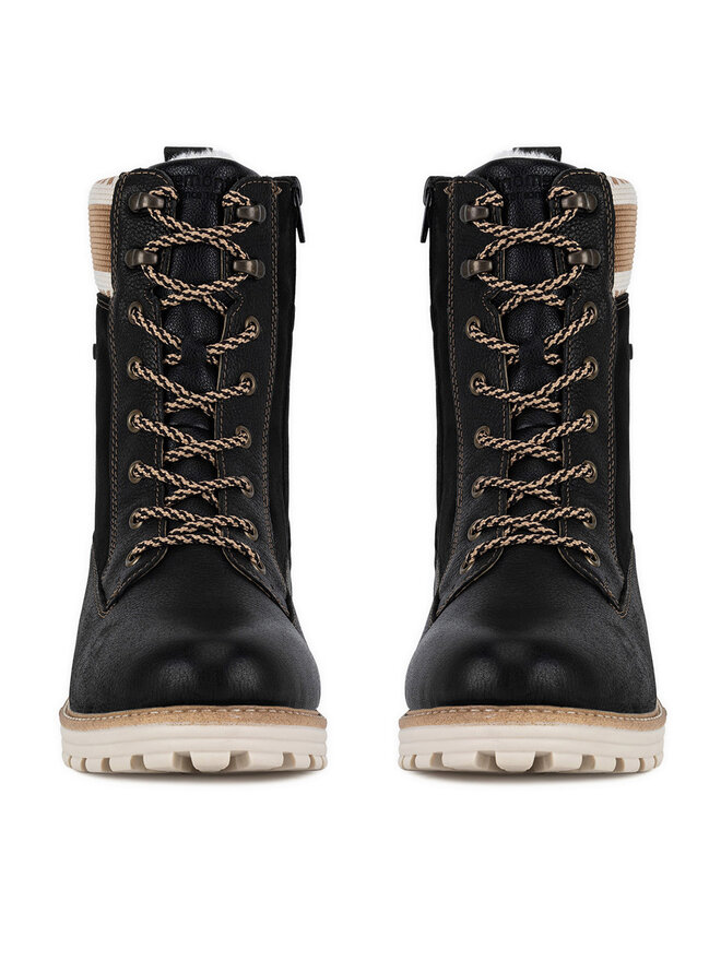 Remonte Schnürstiefeletten Remonte D0W77-03 Schwarz