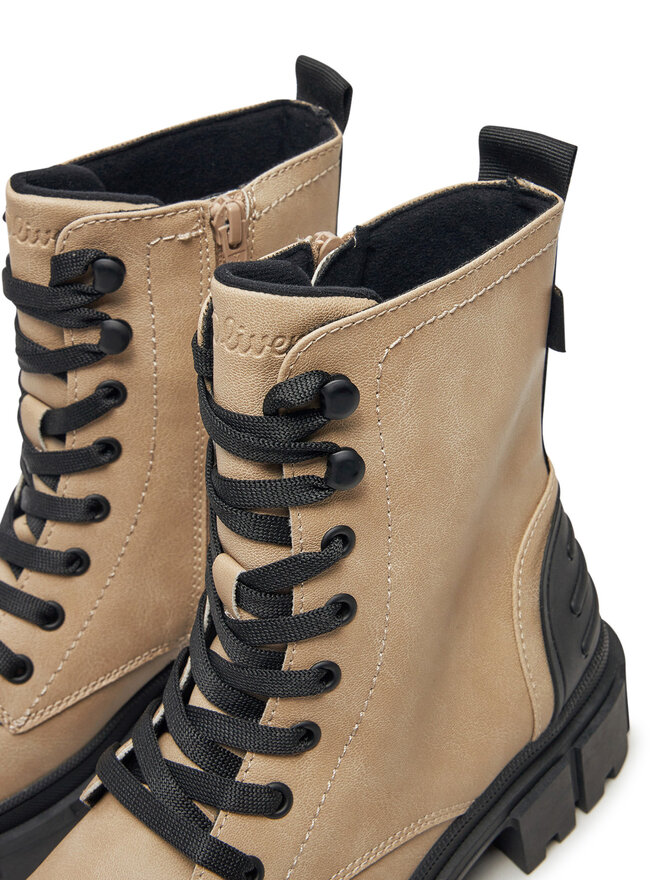 s.Oliver Schnürstiefeletten s.Oliver 5-25220-41 Beige