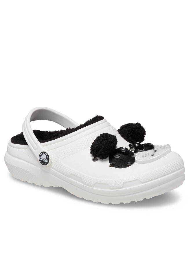 Crocs Papucs Crocs Classic Lined Iam Panda Bear Clog K 210400 Fehér