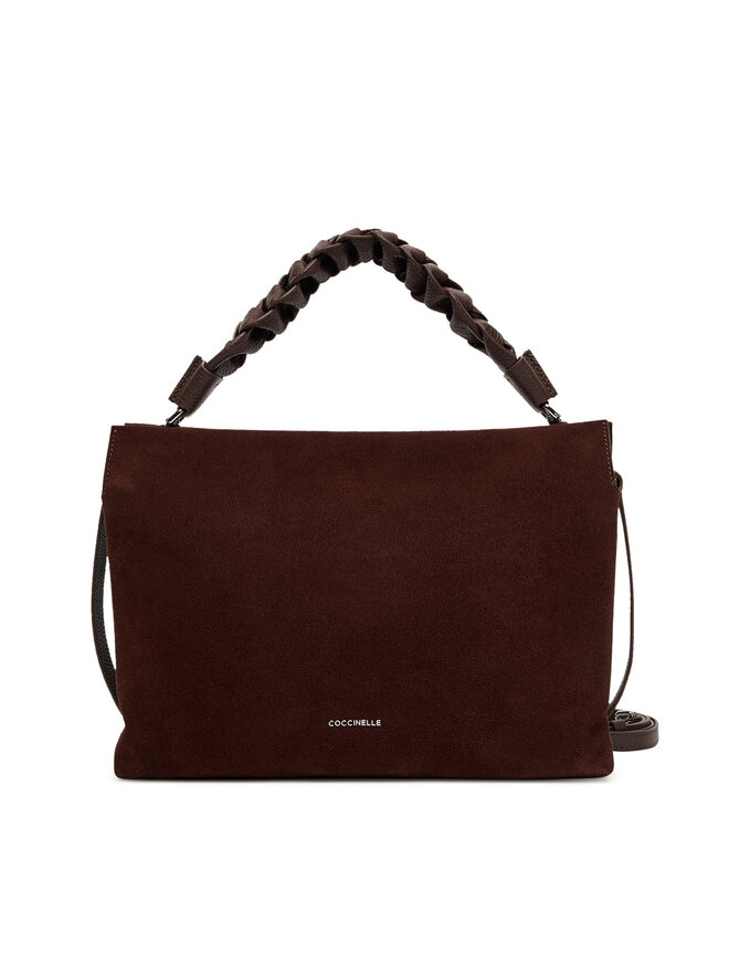 Coccinelle Τσάντα Coccinelle P6P Boheme Suede Bimaterial E1 P6P 19 02 01 Καφέ