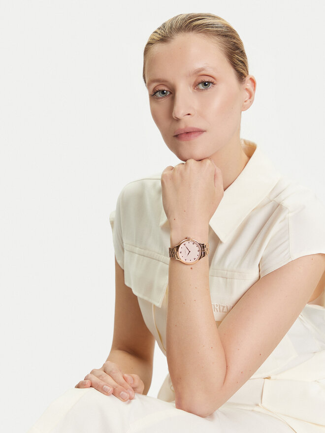 Timex Ρολόι Timex Peyton TW2V23400 Χρυσό