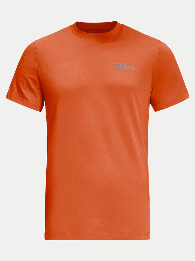 Jack Wolfskin Jack Wolfskin Majica Essential 1808382 Oranžna Regular Fit