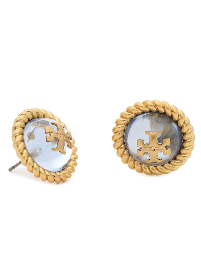 Tory Burch Kolczyki Tory Burch Kira Glass Stud Earring 70571 Złoty