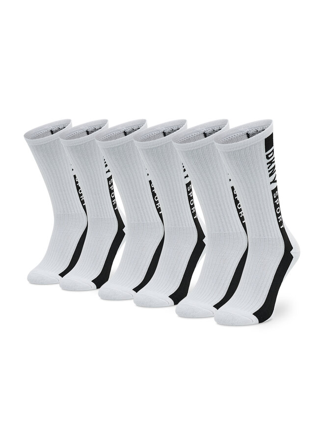 DKNY Sport Vyriškų ilgų kojinių komplektas (3 poros) DKNY Sport Lester S5_6232_DKY Balta