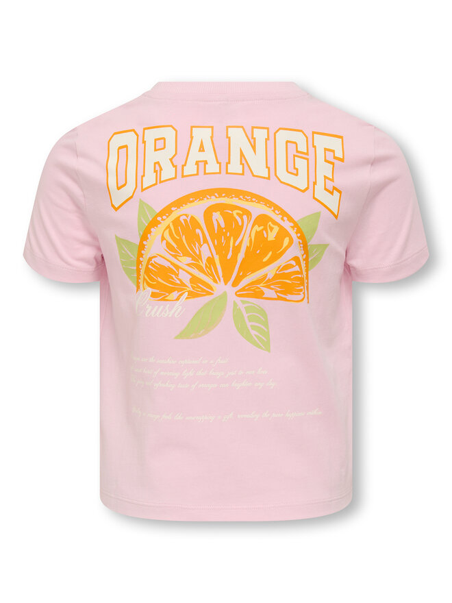 Kids ONLY Kids ONLY Camiseta Annbel 15354276 Rosa Cropped Fit