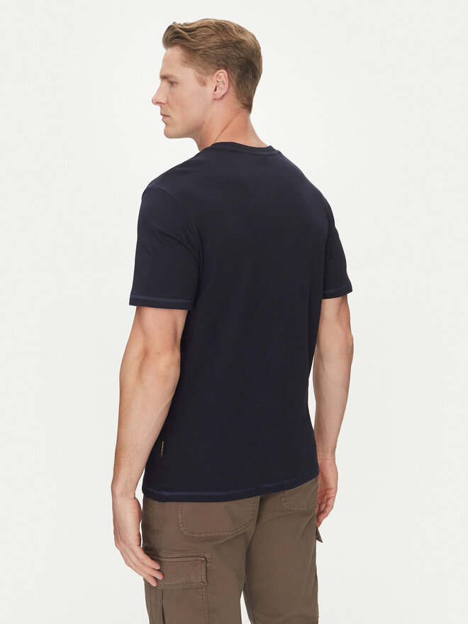 Napapijri Napapijri T-Shirt S-Vanni NP0A4IEA Dunkelblau Regular Fit