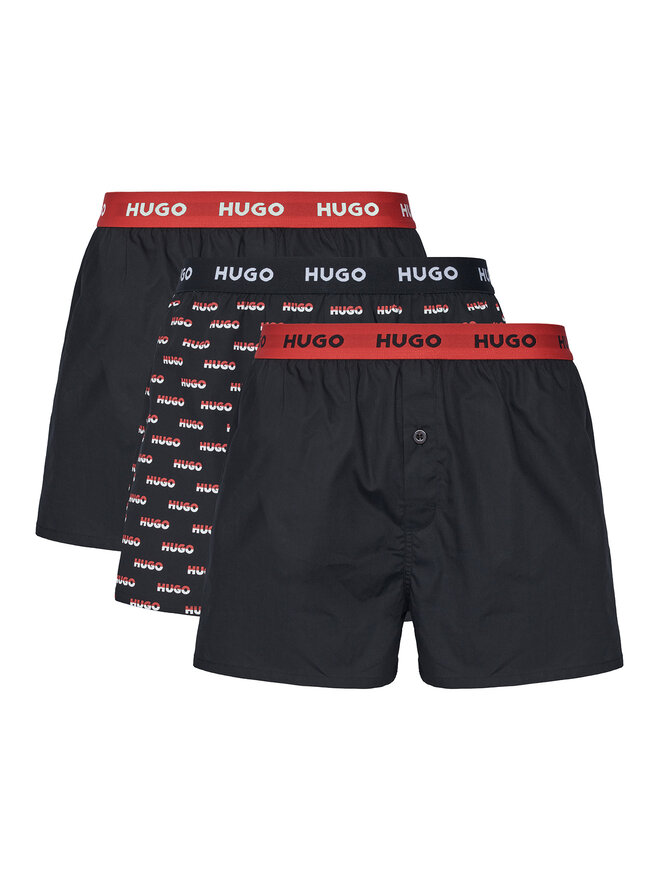 HUGO HUGO Pack de 3 bóxers 50532565 Negro
