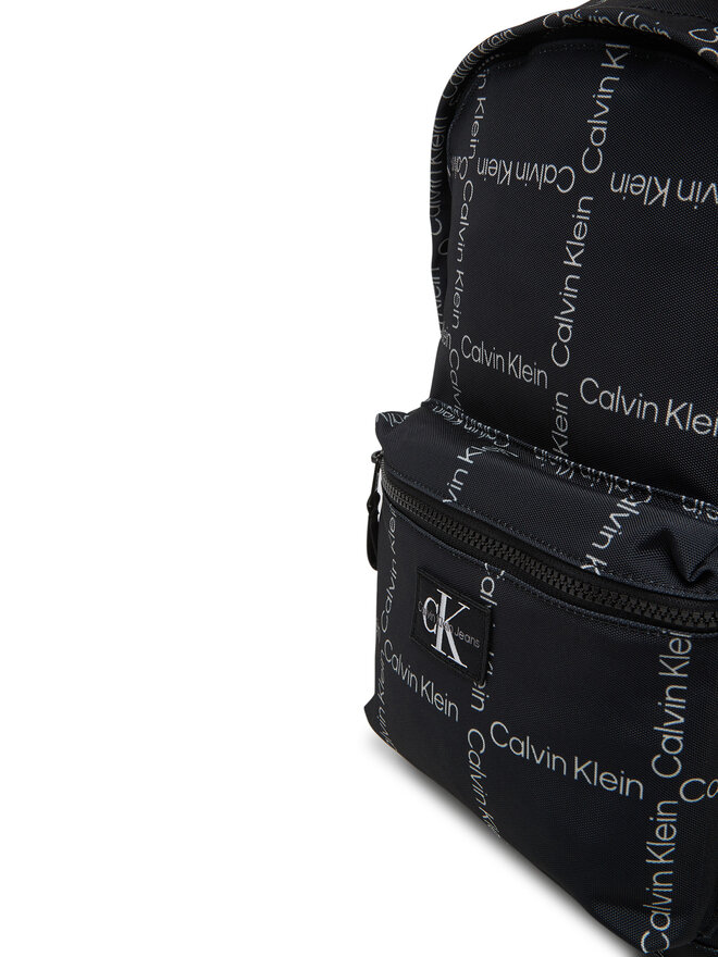 Calvin Klein Jeans Σακίδιο Calvin Klein Jeans City Grid Aop IU0IU00711 Μαύρο