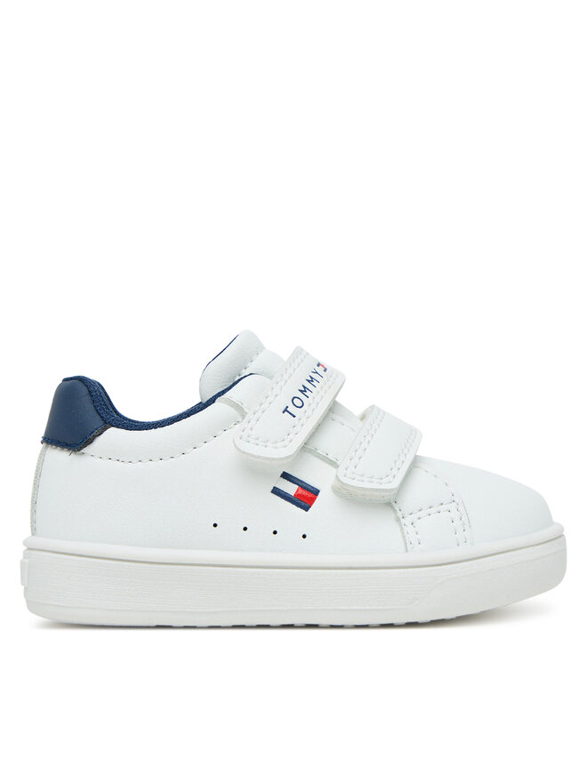Tommy Hilfiger Сникърси Tommy Hilfiger Low Cut Velcro Sneaker T1X9-34062-1355 M Бял