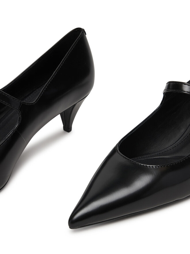 Tommy Hilfiger Pumps Tommy Hilfiger Low Pump Abrasivato FW0FW09321 Schwarz