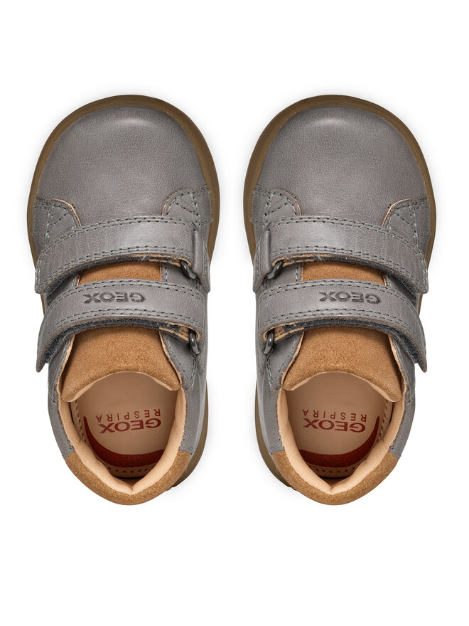 Geox B Biglia Boy D Baby jongens Eerste Stappen Lage sneakers, Cognac, 21 EU