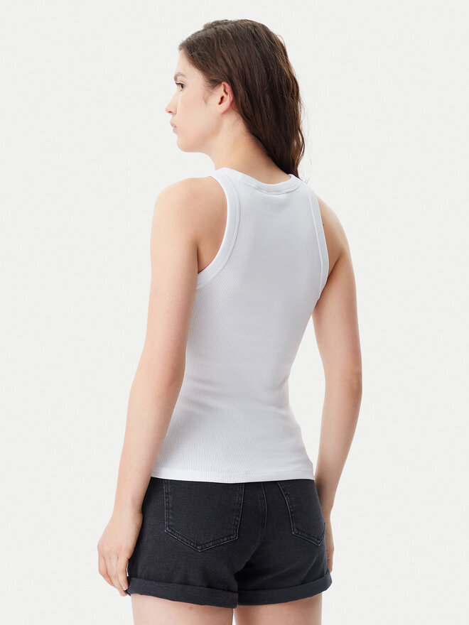 Calvin Klein Jeans Calvin Klein Jeans Top J20J225302 Weiß Slim Fit