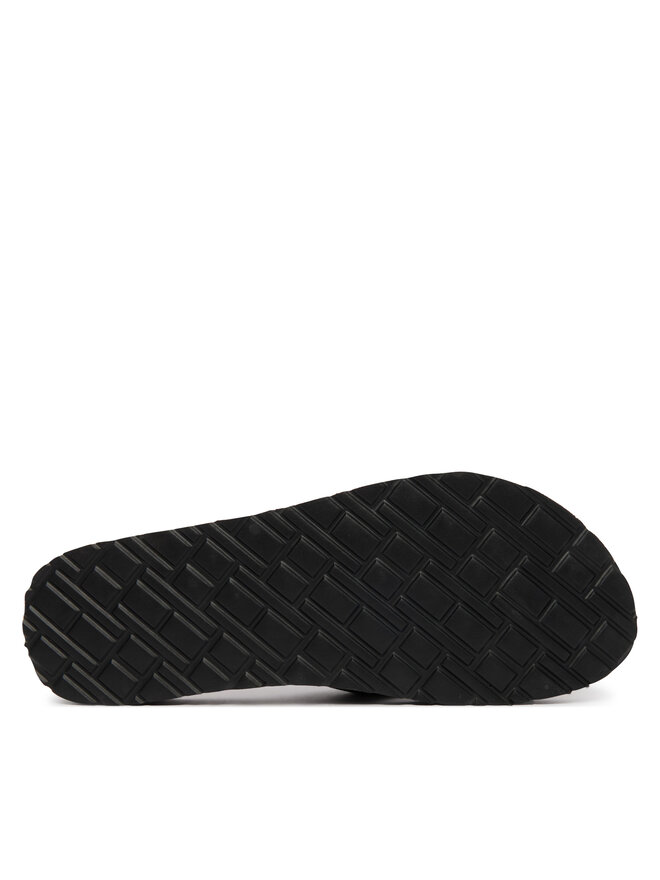 Tommy Hilfiger Zehentrenner Tommy Hilfiger Th Ltr Footbed Summer Sandal FW0FW09194 Schwarz