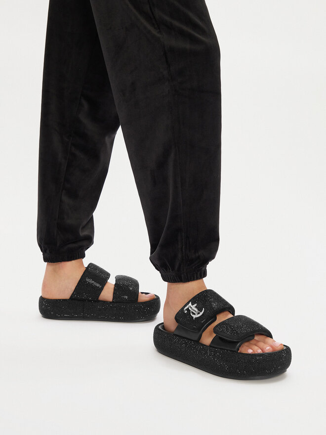 Juicy Couture Şlapi Juicy Couture WSS21515-02 Negru