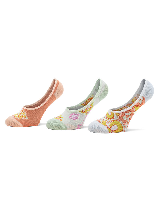 Vans Σετ κάλτσες σοσόνια παιδικές 3 τεμαχίων Vans Psychedelic Floral Cano VN0007B3BM51 Έγχρωμο