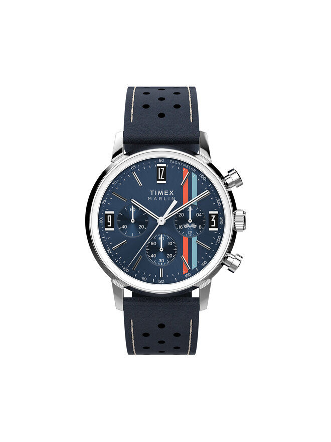 Timex Pulkstenis Timex Marlin® Chronograph TW2W99000 Sudraba
