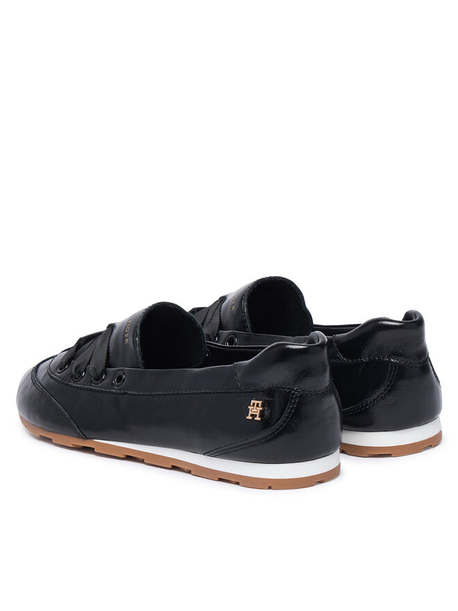 Tommy Hilfiger Ballerinas Tommy Hilfiger Bella Ballet Sneaker FW0FW09449 Schwarz