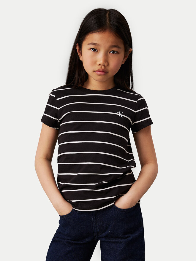 Calvin Klein Jeans Calvin Klein Jeans Σετ 2 T-Shirts IG0IG02741 Μαύρο Slim Fit