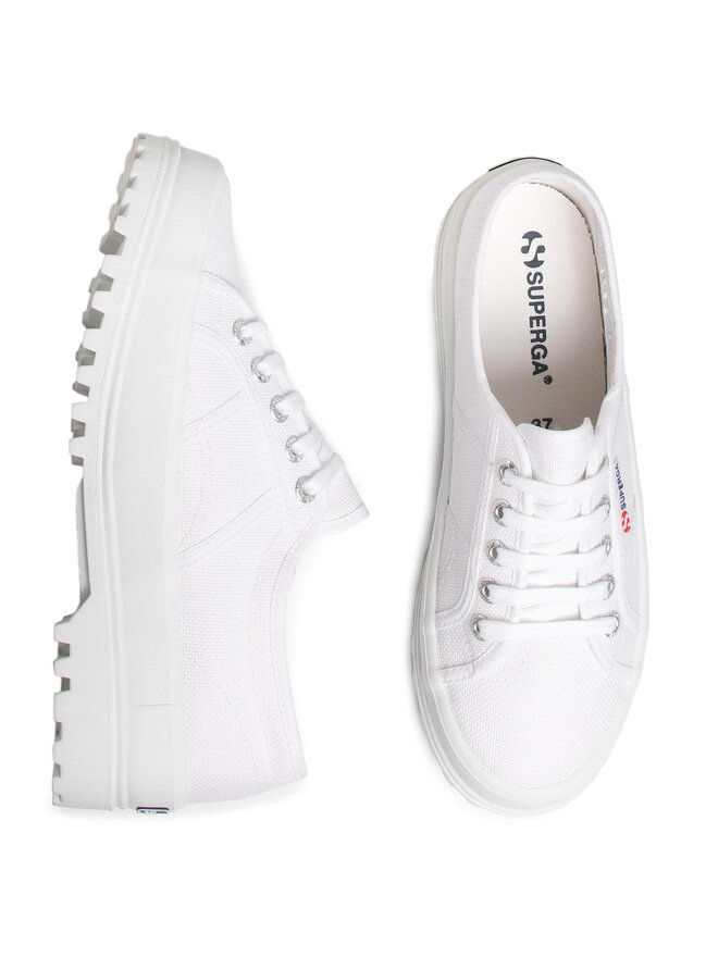 Halbschuhe Superga 2555 Cotu S00F4B0 WeiB eschuhe