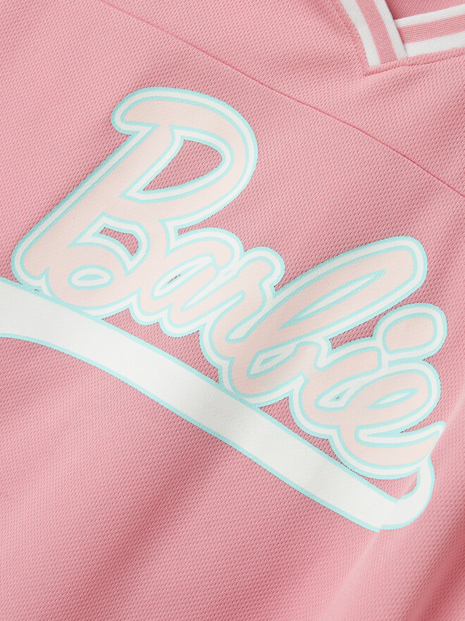 NAME IT NAME IT Marškinėliai Barbie 13243113 Rožinė Relaxed Fit