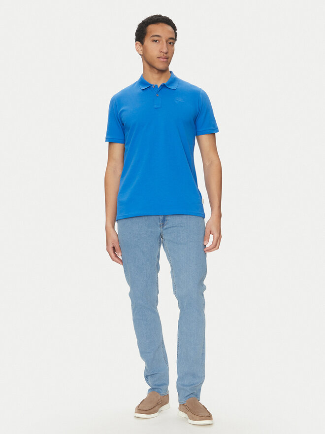 Blend Blend Polo marškinėliai 20717857 Mėlyna Regular Fit