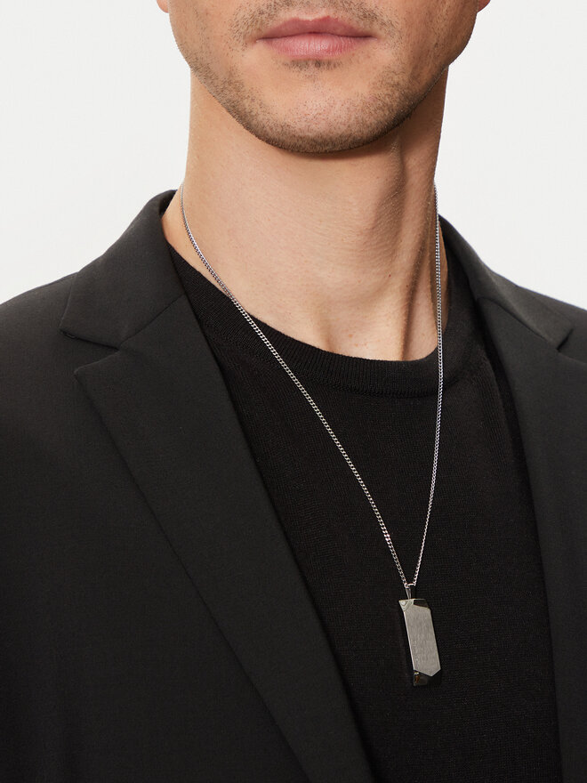 Calvin Klein Naszyjnik Calvin Klein 35100011 Srebrny