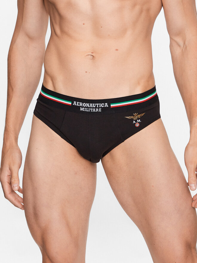 Aeronautica Militare Aeronautica Militare Набір з 2 пар сліпів AM1USL001 Чорний