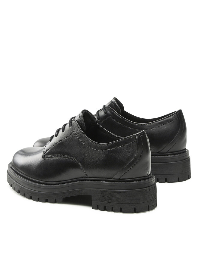 Geox Oxfordy Geox D Iridea M D26HRM 00043 C9999 Czarny