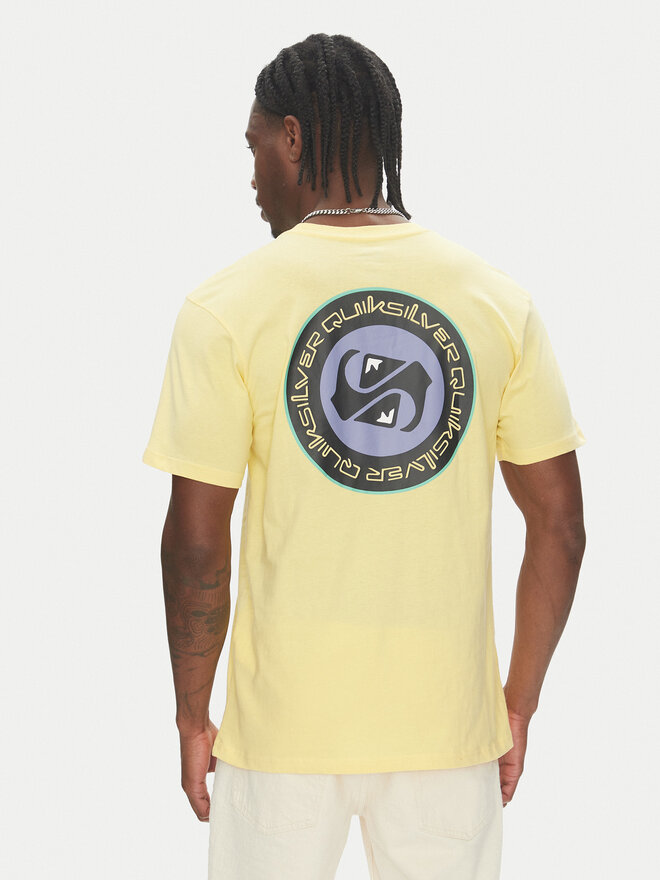 Quiksilver Quiksilver Camiseta Circle Back Ss EQYZT08054 Amarillo Regular Fit