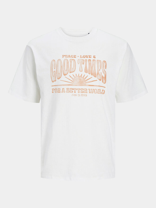 Jack&Jones Jack&Jones T-Shirt Jprbluhippy 12255860 Weiß Regular Fit