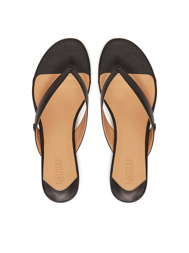 LAUREN RALPH LAUREN Čības uz pirksta LAUREN RALPH LAUREN Francesca 802966841001 Melns