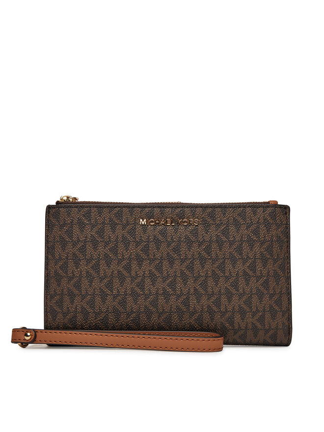 MICHAEL Michael Kors Duży Portfel Damski MICHAEL Michael Kors 32F1GJ6W4B Brązowy
