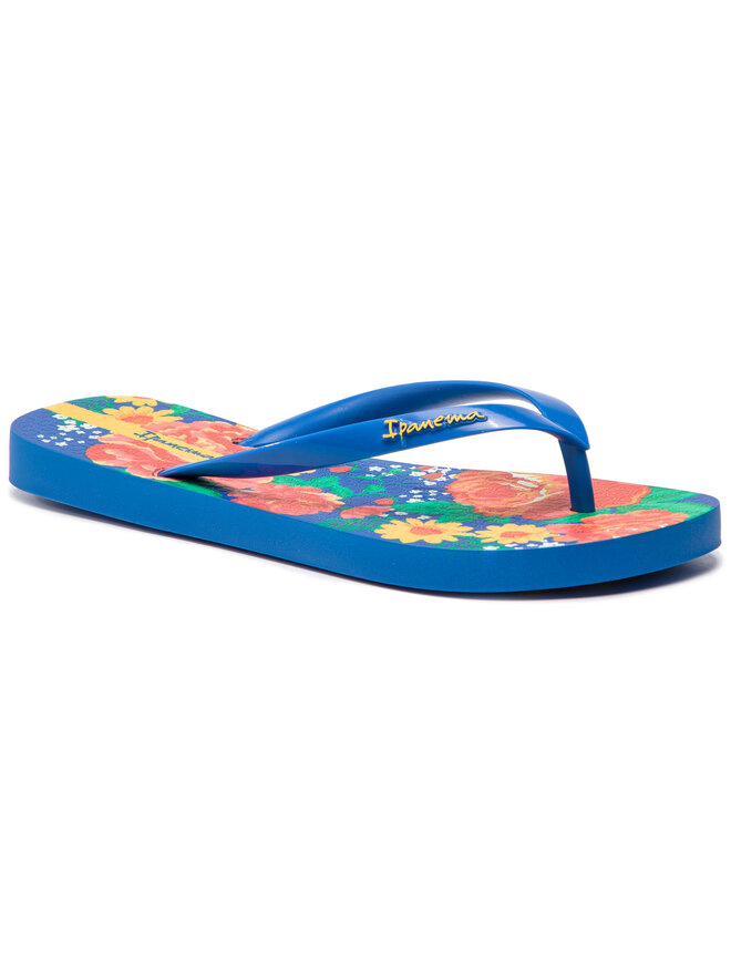 Chanclas Ipanema Botanicals Para Mujer - Azul Marino Y Rosa