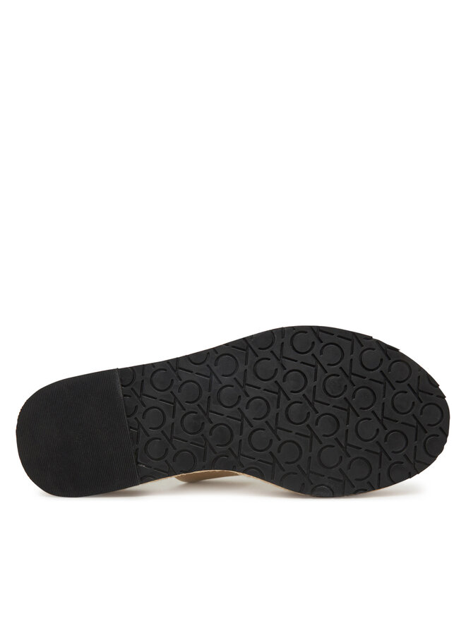 Calvin Klein Espadrilles Calvin Klein Flatform Wedge Slide - He HW0HW02374 Écru