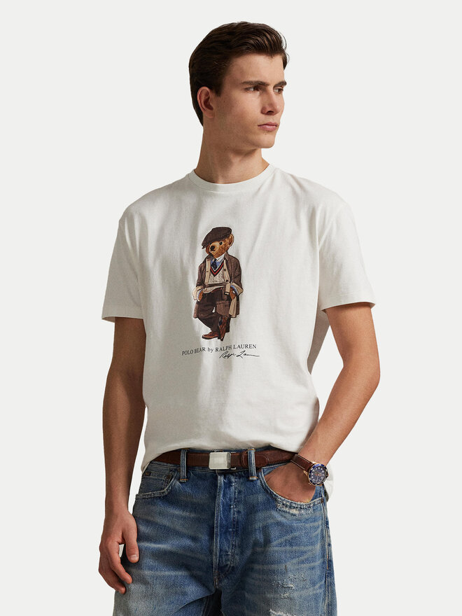 Polo Ralph Lauren Polo Ralph Lauren Camiseta 710P00085001 Blanco Custom Slim Fit