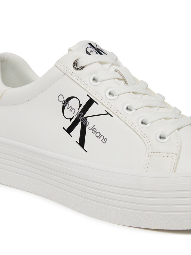 Calvin Klein Jeans Πάνινα παπούτσια Calvin Klein Jeans YW0YW00847 Λευκό