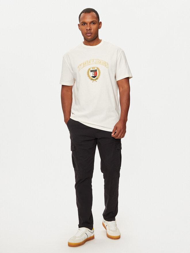 Tommy Jeans Tommy Jeans Marškinėliai DM0DM19690 Balta Regular Fit