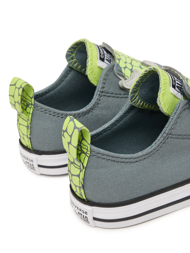 Converse Кеди Converse Chuck Taylor All Star One Strap Dinos Easy-On A15901C Сірий